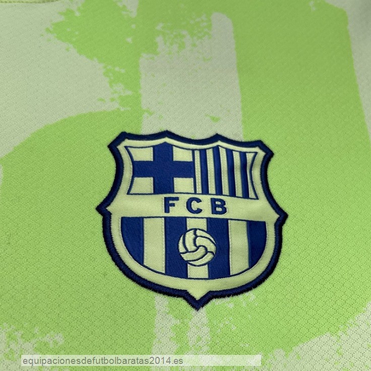 Nuevo Tailandia 3ª Camiseta Barcelona 24/25 Verde Baratas